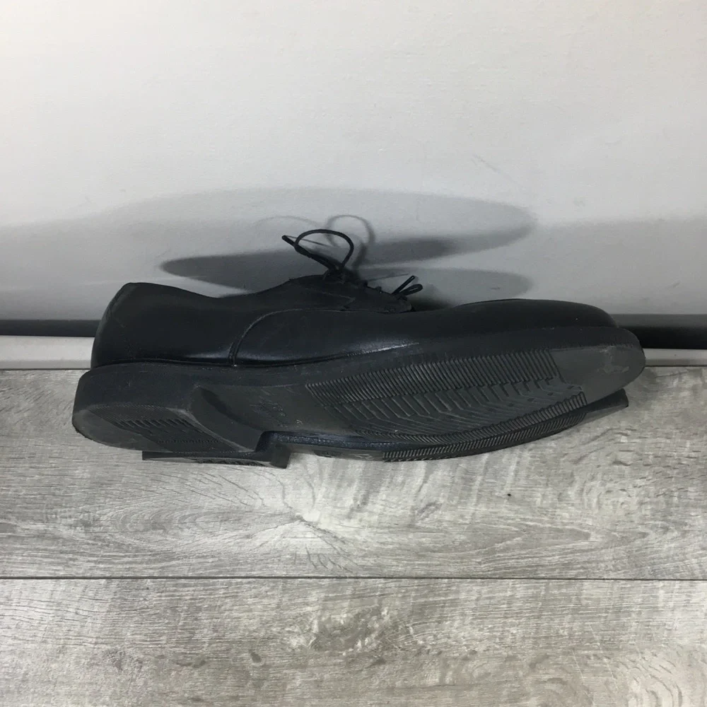 Mens Allen Edmonds Ashton Derby Leather Split Toe Oxfords Black Shoes Size 10.5